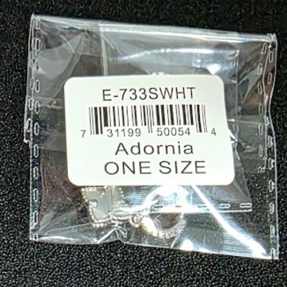 Adornia Floral Dangle Mother of Pearl Hoop Earrings - Picture 4 of 4